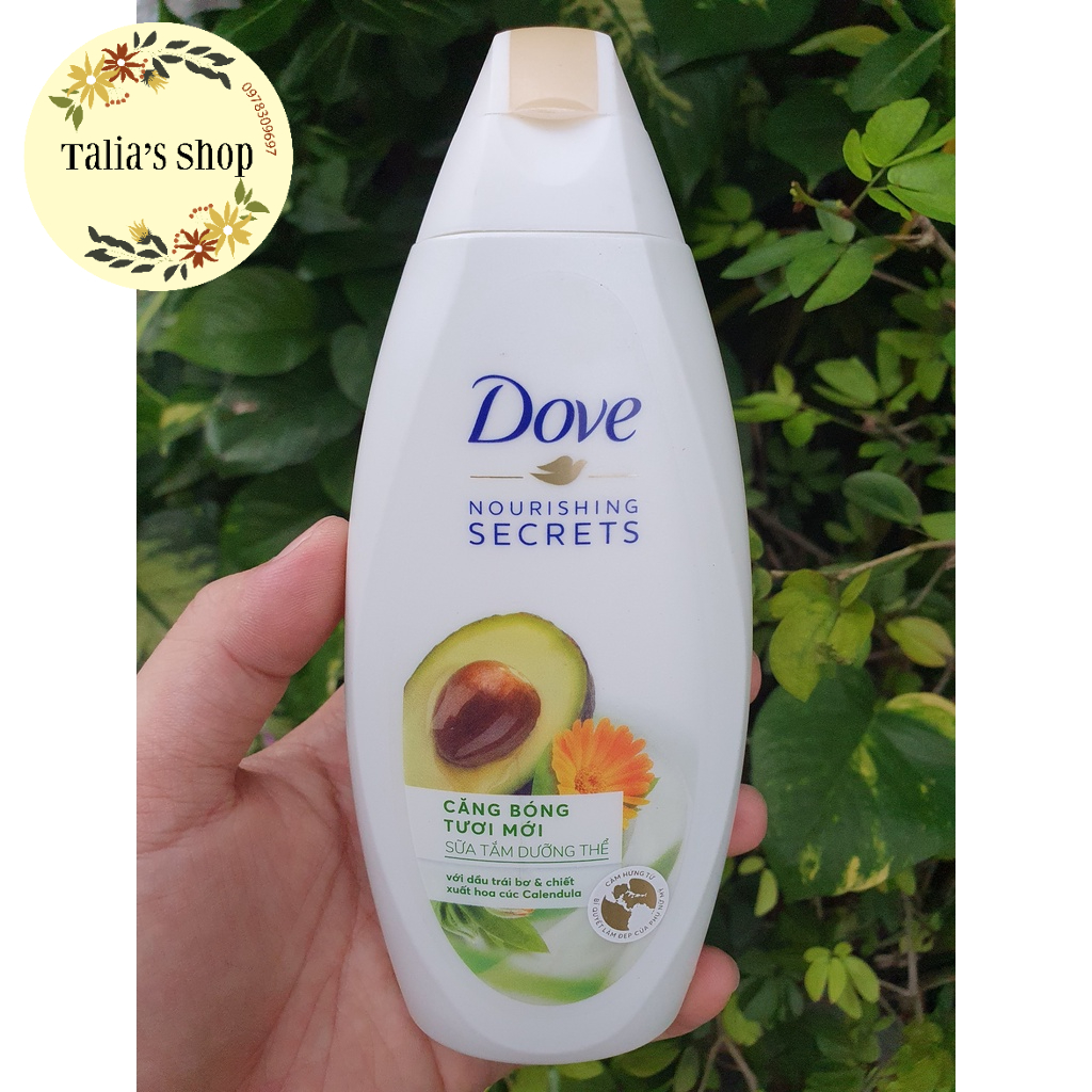 200g- Sữa tắm dưỡng thể Dove căng bóng tươi mới SAKURA BLOSSOM/ DẦU TRÁI BƠ/LAVENDER