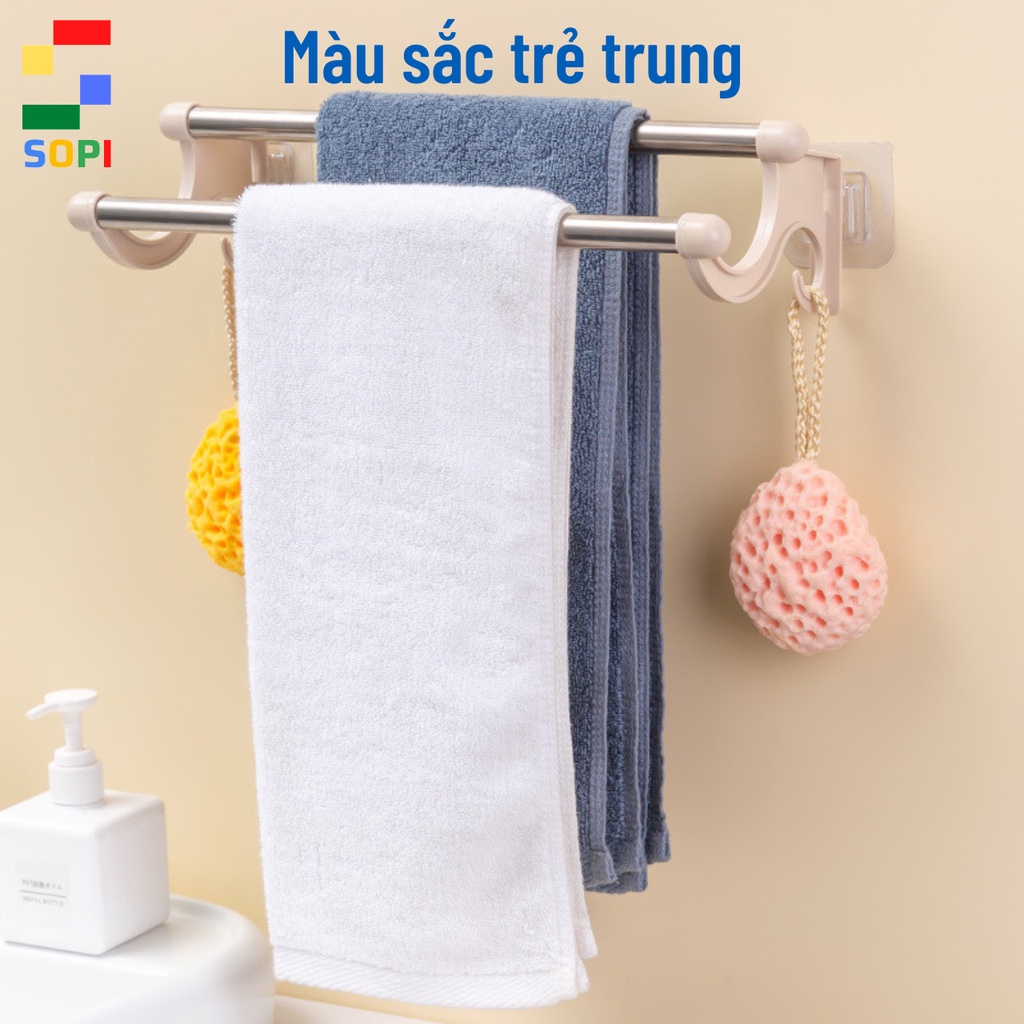 Giá Treo Khăn Nhà Tắm, Móc Treo Khăn Dán Tường. SONETS
