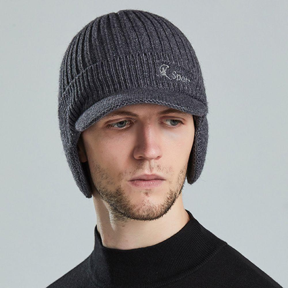 Mũ Beanie Dệt Kim Che Tai Thời Trang Trượt Tuyết Ngoài Trời