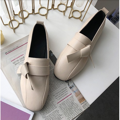 D149- giày mọi nữ, giày búp bê đính nơ | BigBuy360 - bigbuy360.vn