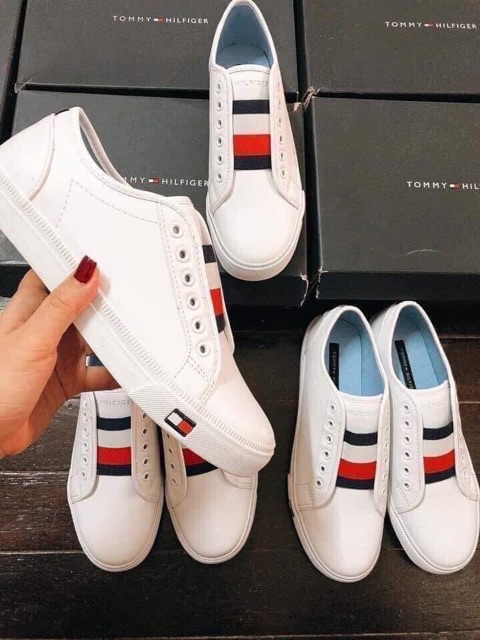 [Giày Tommy, hàng Mỹ, chuẩn auth] GIÀY LƯỜI THỂ THAO TOMMY HILFIGER SLIP ON ANNI