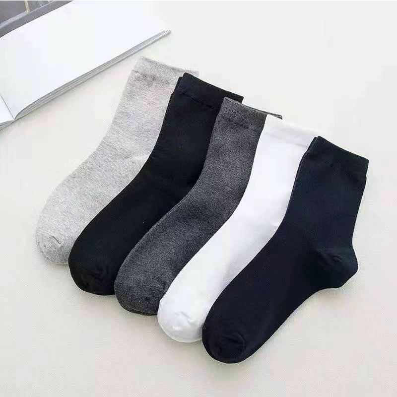 Combo 5 đôi Tất Vớ Nam cổ cao chất vải cotton bền xịn hàng cao cấp