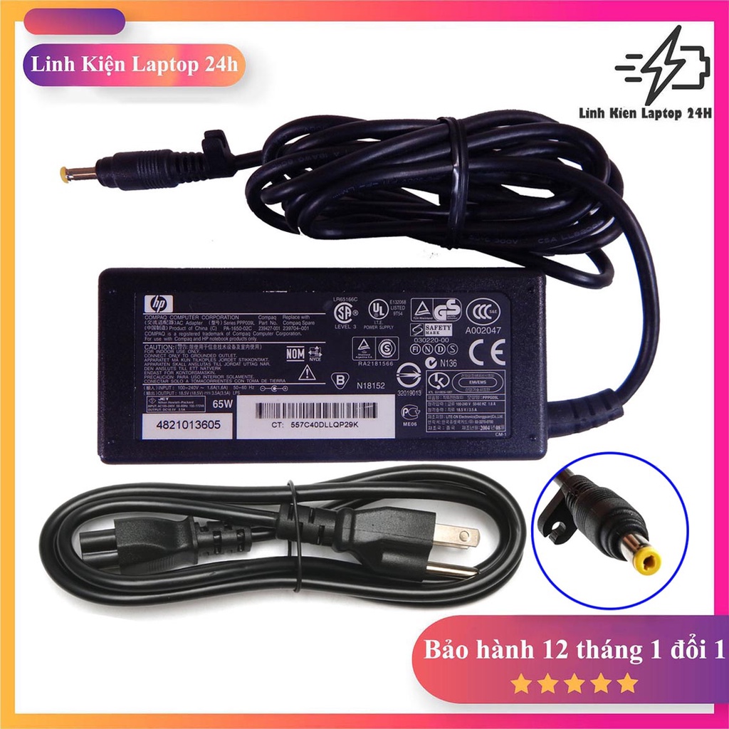 Sạc Laptop HP Compaq Presario C300 C500 C700 F700 F500 F500 M2000 B1000 B2000 B2800 B3000 V1000 V1100 V6000 V6100 V6200
