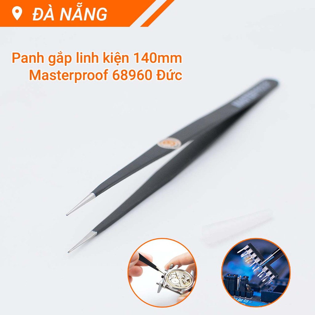 Panh gắp linh kiện 140mm Masterproof 68960 Đức