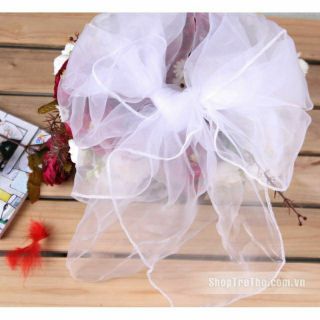 Khăn von / voan che mặt cho bé