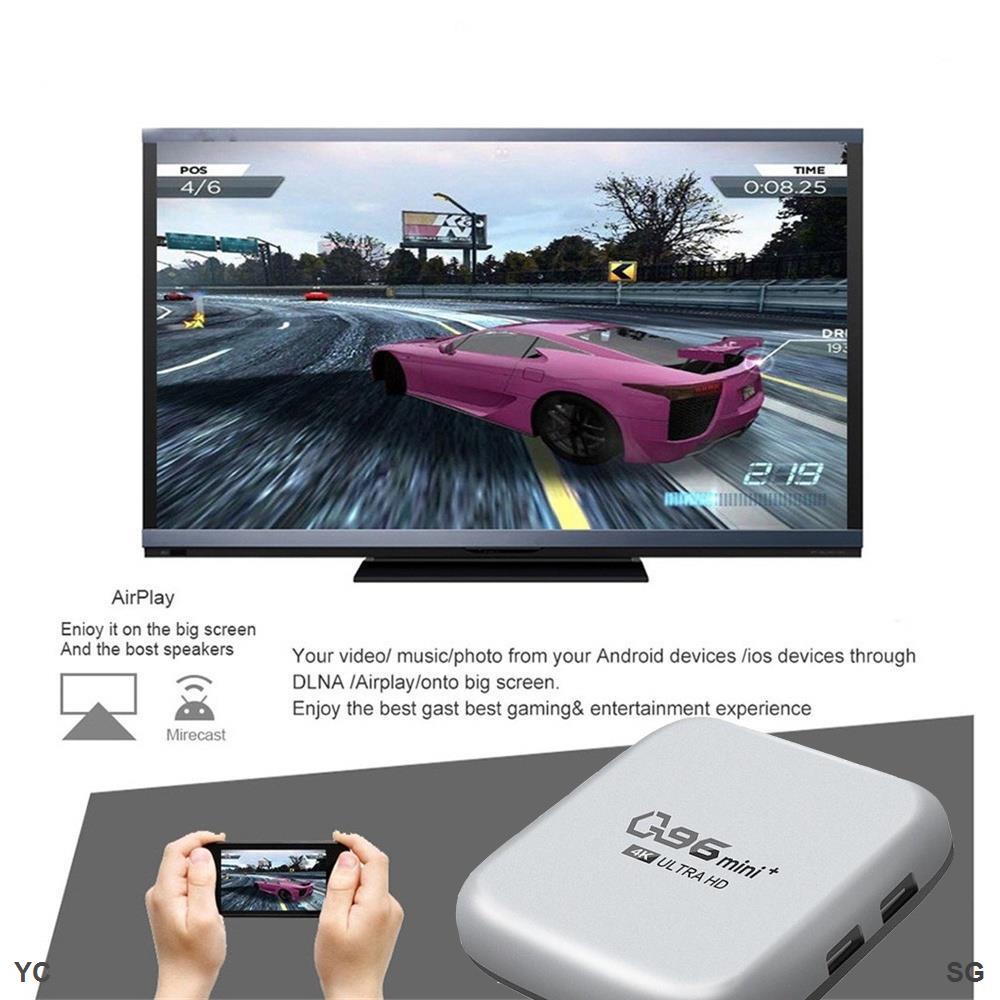 Đầu TV box Thông Minh 4K X96 MINI 8GB + 128GB 2.4G wifi android 10.1 HD ChấT LượNg Cao KèM Phụ KiệN