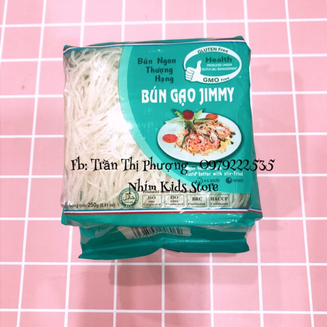 Bún Gạo Sạch Jimmy Xuất Khẩu Châu Âu Non GMO