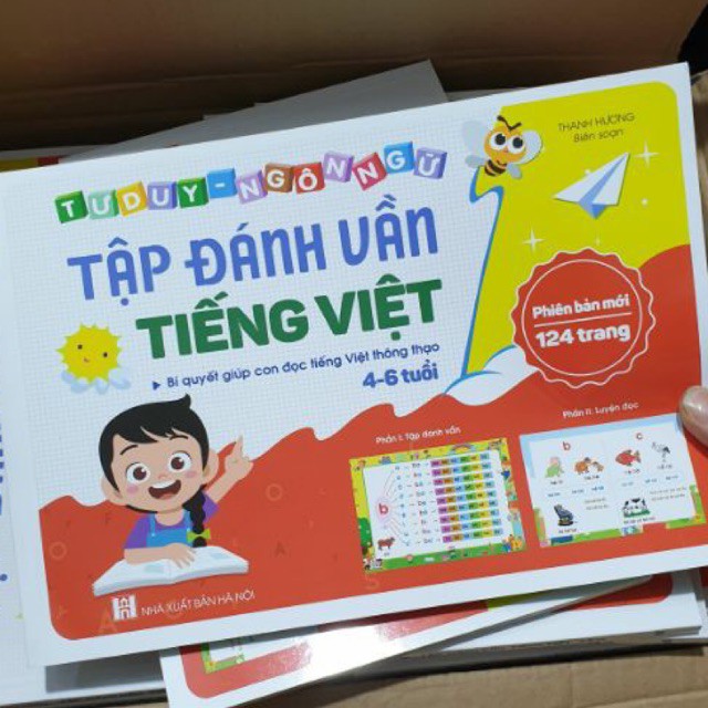 Tập đánh vần cho bé 4-6 tuổi( Bản mới nhất 124trang)