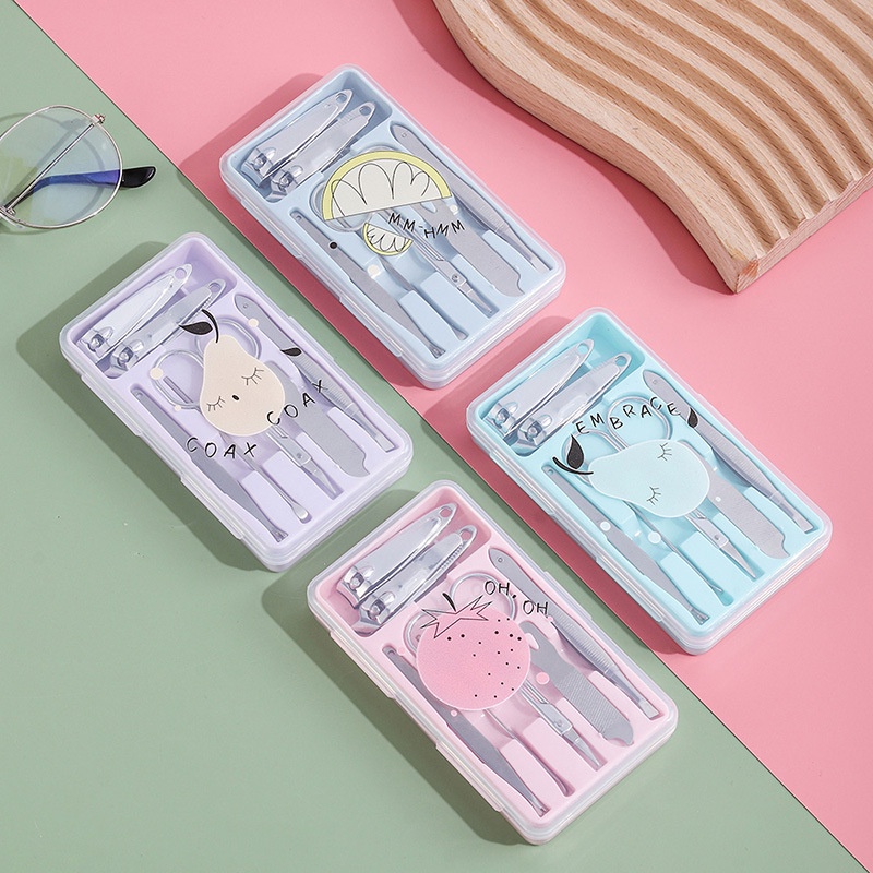 Bộ cắt bấm dũa móng tay , dụng cụ làm móng 7 chi tiết