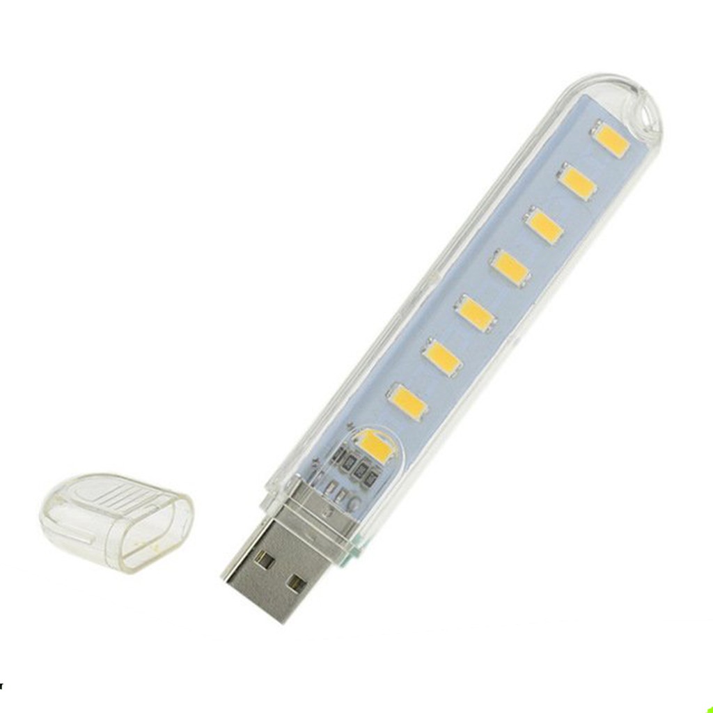 Đèn led USB 8 bóng siêu sáng