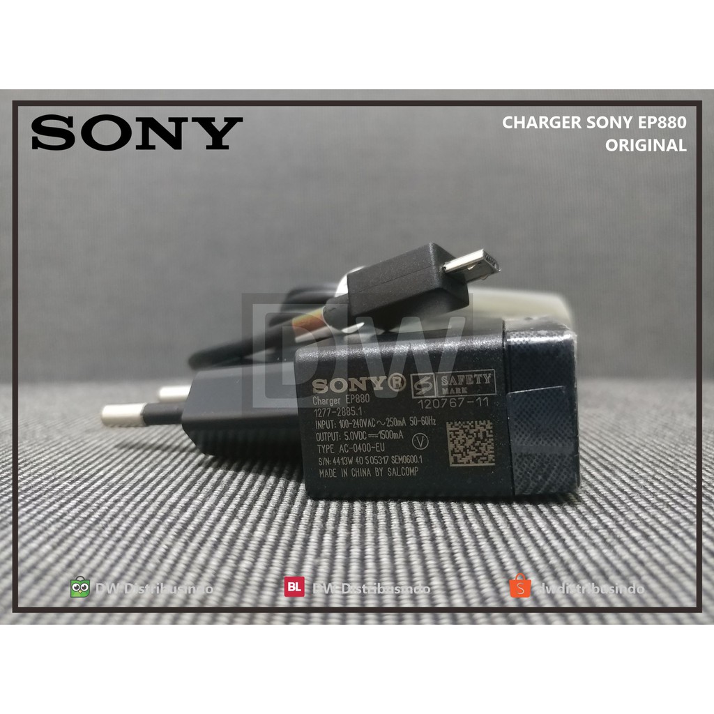 Bộ Sạc Pin Chính Hãng Cho Sony Xperia Zr Zl Z1 Z2 Z3 + Z5 Premium Compact Xa Ultra E5 C5 M Ep880 1.5a