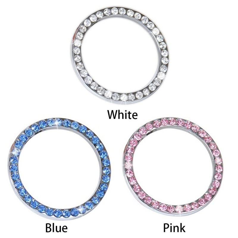 Vòng trang trí đính đá lấp lánh dành cho xe hơi