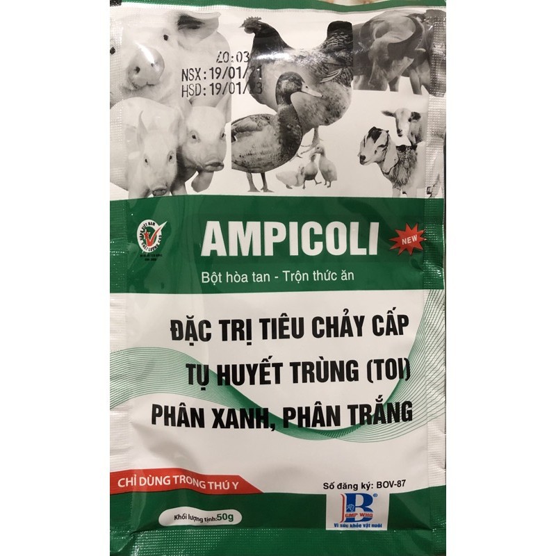 Ampicoli-Sản phẩm chất lượng cao trong phòng bệnh