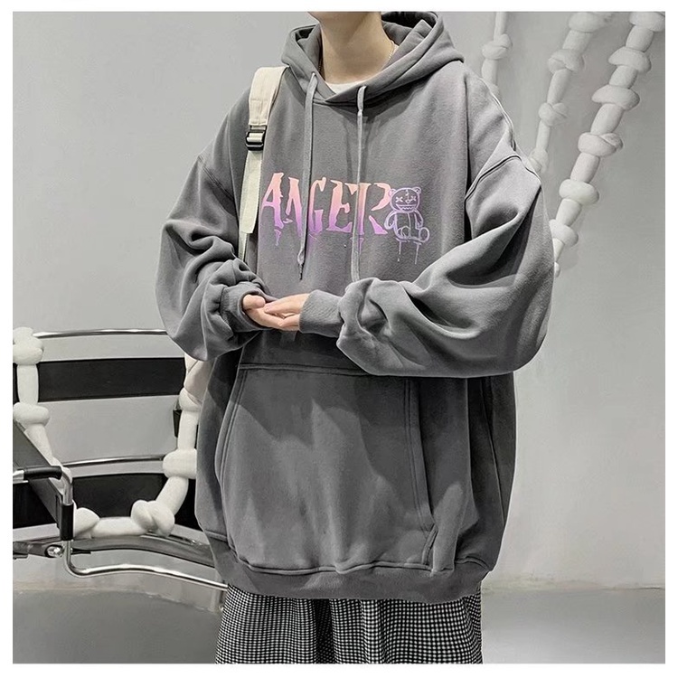 Áo khoác Hoodie dày chất lượng cao không khóa kéo cho nam nữ