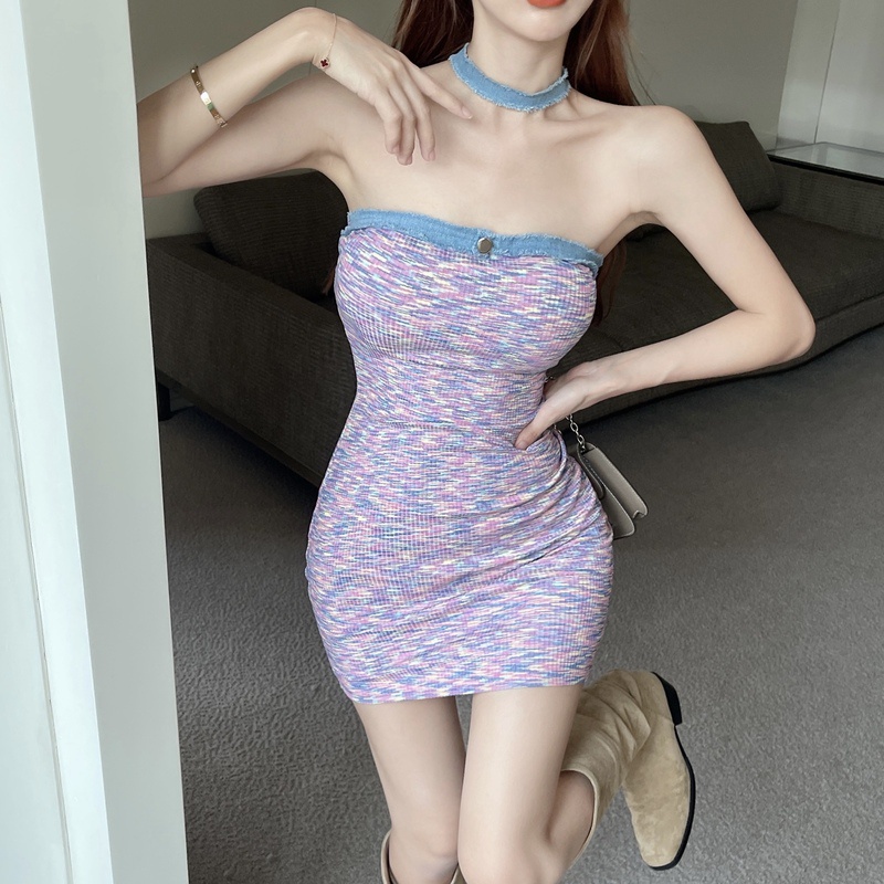 Đầm Ống Ngắn Thiết Kế Quyến Rũ Cho Nữ