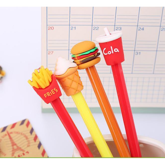 Bút gel cute ngòi kim hình hoạt hình 3d dễ thương