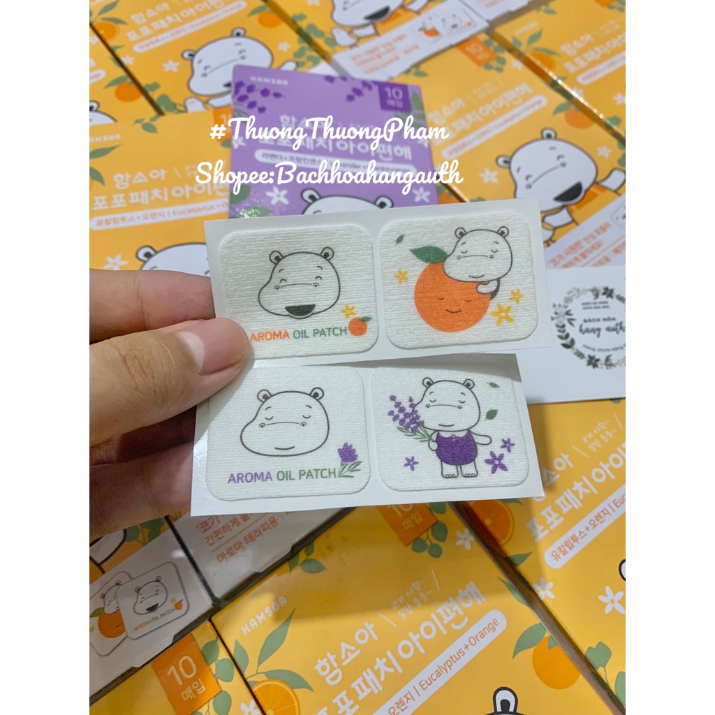 Miếng dán nghẹt mũi , thông mũi Hamsoa