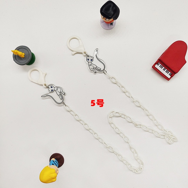 Dây Xích Đeo Mắt Kính Bằng Acrylic Hình Pokemon Pikachu Thời Trang Cho Bé