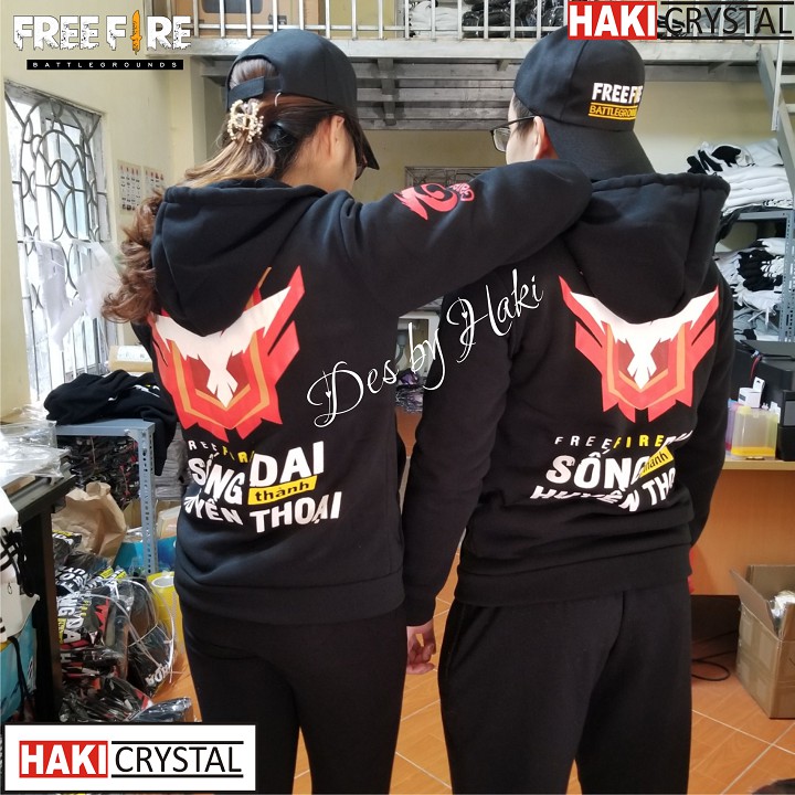 [Giá Xưởng] Sale tận GỐC, Áo Khoác Free Fire, Áo khoác đen - Rank FF | BigBuy360 - bigbuy360.vn