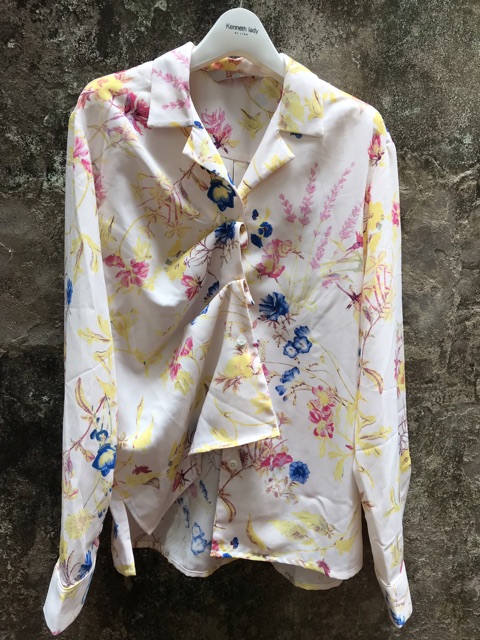 Sơ mi hoa 8SECOND dáng rộng ngang