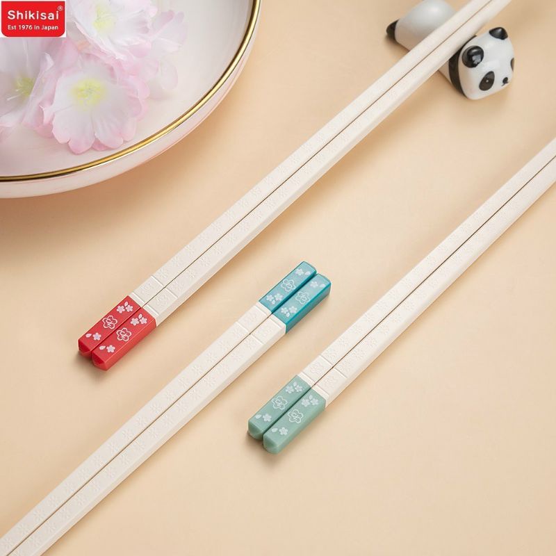 Bộ 5 đôi đũa nhựa Nhật SHIKISHAI YOSAKOI BUCHI AL-1127