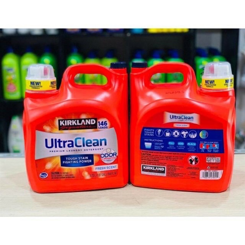 Viên Nước giặt xả KIRKLAND Ultra Clean của Mỹ 5.73L