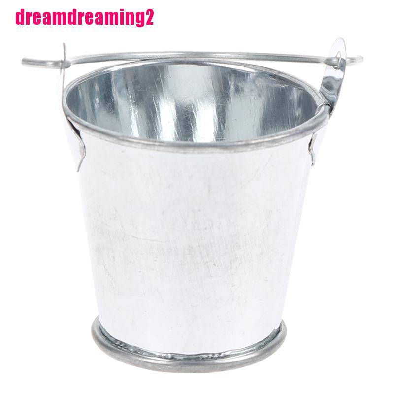 Xô Kim Loại Mini Tỉ Lệ 1: 12 1 / 6 Dùng Để Trang Trí Nhà Búp Bê