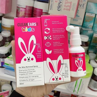 Xịt Tan Ráy Tai Clean Ears Kids - Sịt Tan Ráy Tai Úc Phòng Viêm Tai, Vệ Sinh Tai Cho Bé Từ 2 Tháng Tuổi - trangpink2020