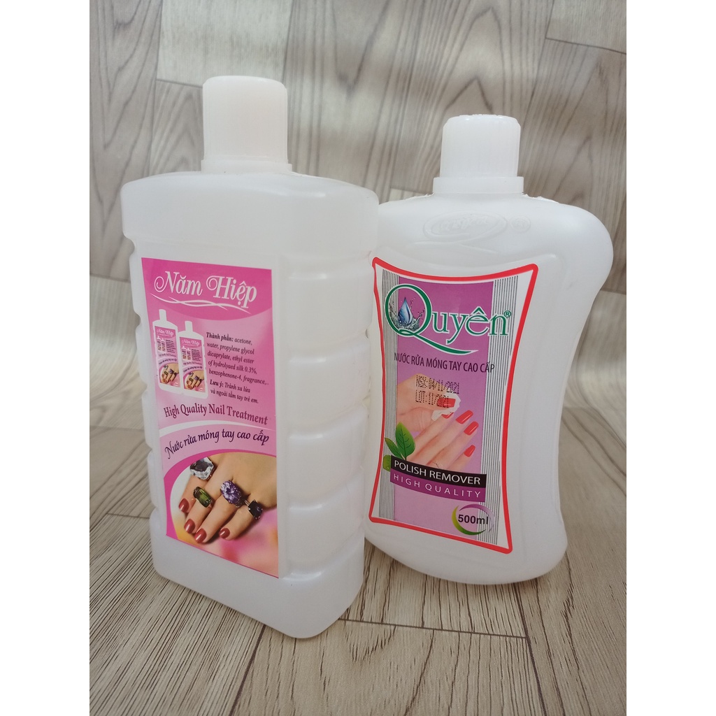 Nước rửa móng Acetone 1000ml 500ml 125ml