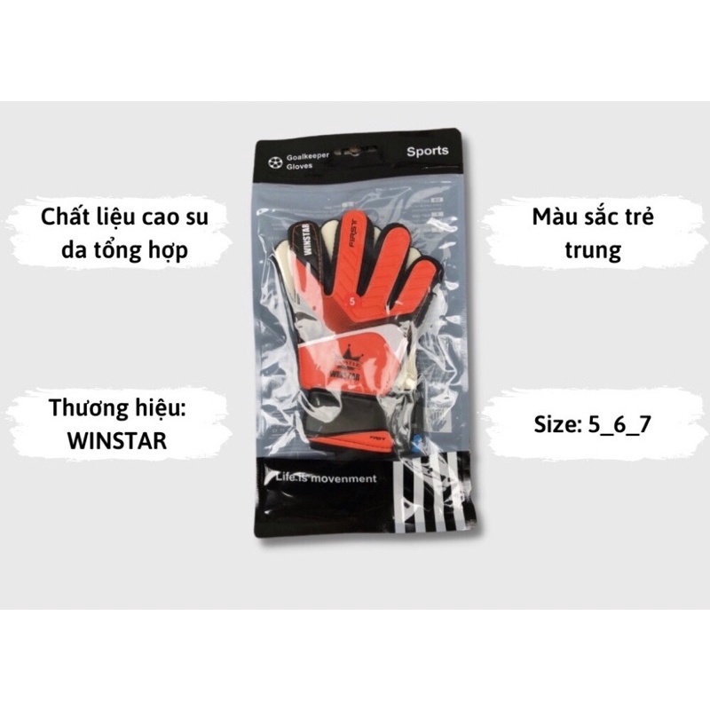 GĂNG TAY THỦ MÔN TRẺ EM KHÔNG XƯƠNG CAO CẤP