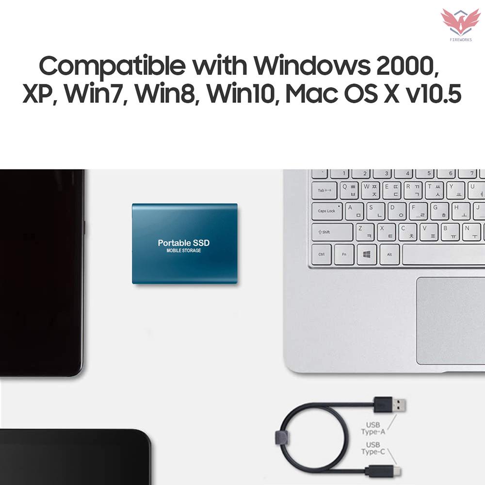 Ổ Cứng Di Động Fir 500gb Type-C Usb3.1 Ssd 540mb / S Bằng Hợp Kim Nhôm Chống Sốc | BigBuy360 - bigbuy360.vn