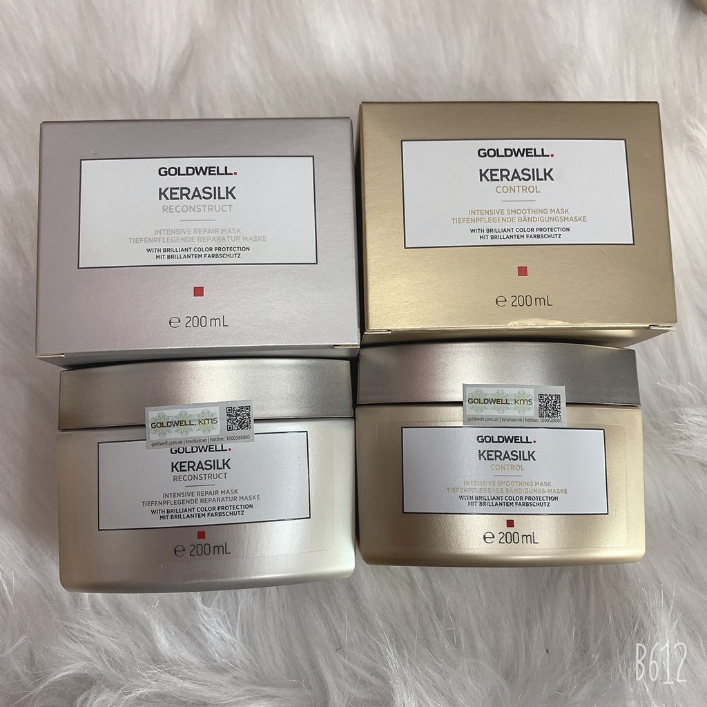 Mặt nạ suôn mượt cao cấp GOLDWELL KERASILK 200ml chính hãng