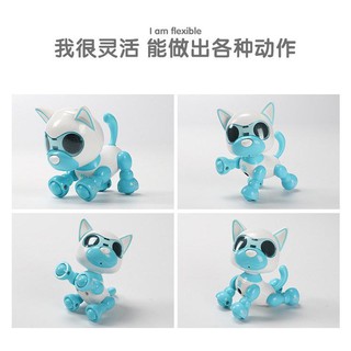 Chó robot thông minh, mắt có đèn led theo biểu cảm,  ghi âm phát nhạc ,cảm nhận vui buồn, biết ngủ khi mệt