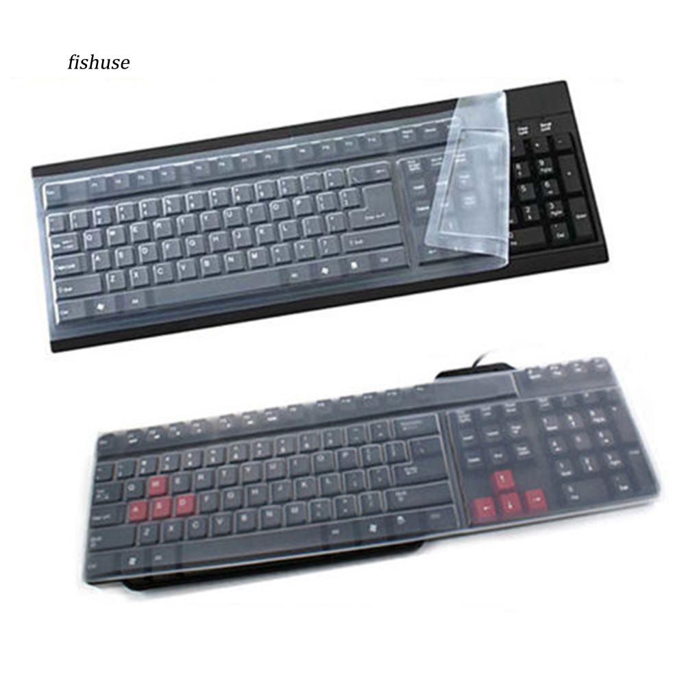 Miếng dán bảo vệ bàn phím máy tính bằng silicone fhue _ Universal