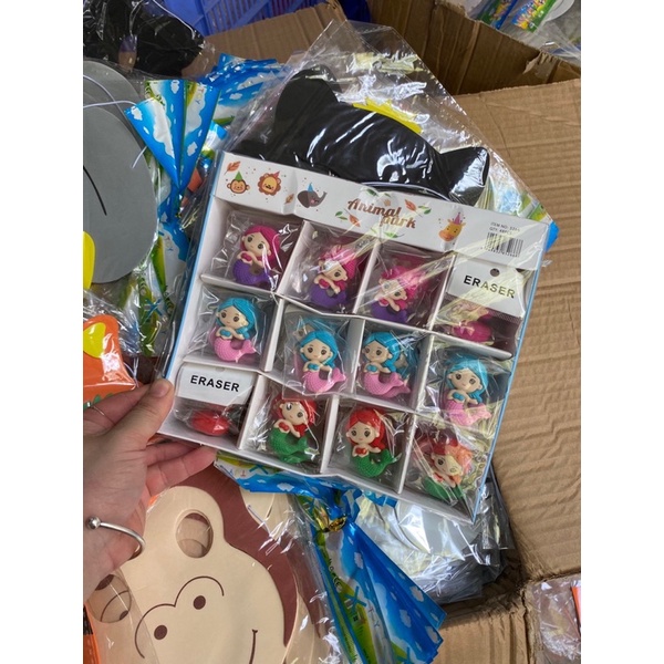 Tẩy cute mix mẫu - quà tặng cho học sinh