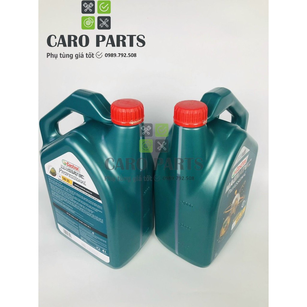 [Hàng chính hãng] Dầu nhớt động cơ Castrol 5W30 tổng hợp toàn phần 5W30 - Castrol Magnatec Professional (4L)