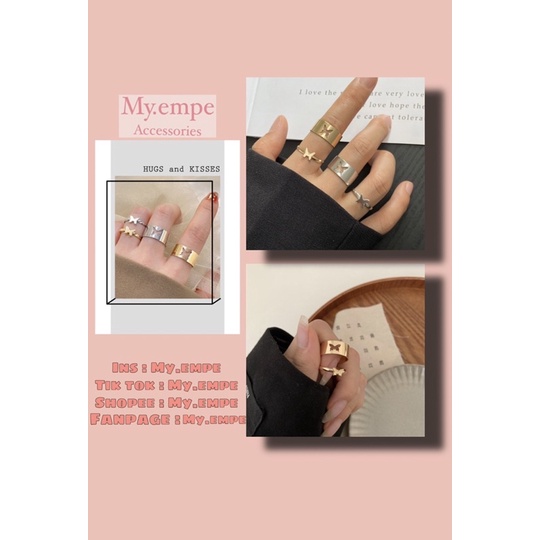 Set Nhẫn Xinh ( HÀNG CÓ SẴN MY.EMPE )