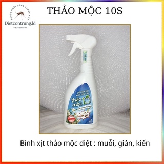 Xịt thảo mộc 10s - đặc trị : mối, gián, kiến .