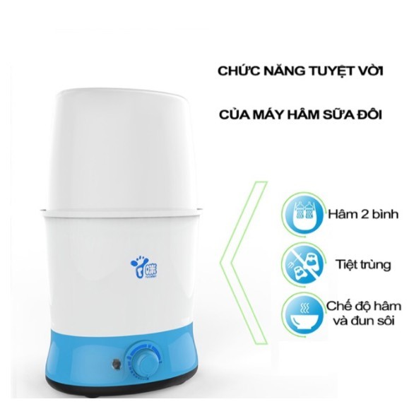 MÁY HÂM SỮA TIỆT TRÙNG , HÂM CHÁO 4 CHỨC NĂNG YAMMY LOẠI TO