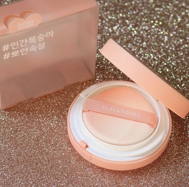 Phấn nước Black rouge Peach cover velvet cushion | BigBuy360 - bigbuy360.vn