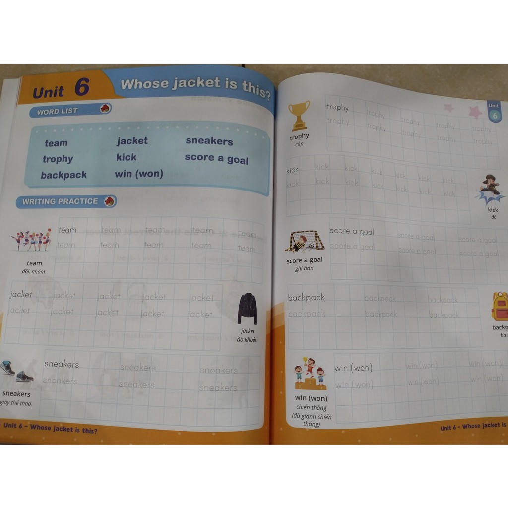 Sách - Luyện viết chữ nhớ từ vựng English Writing family and friend 5