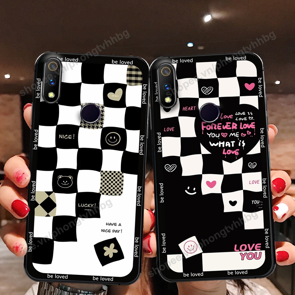 Ốp lưng Realme 3 / Realme 3 Pro  ốp họa tiết trái tim caro, chuột mikey thể thao cực đẹp cute cực bền bỉ