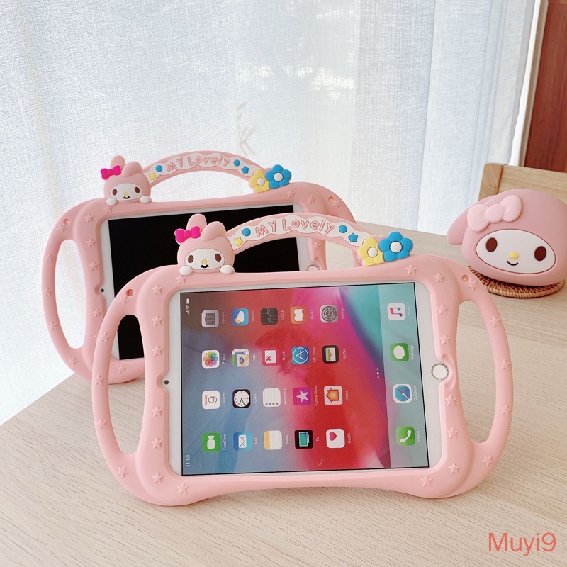 Bao Da Máy Tính Bảng In Hoạt Hình Melody Đáng Yêu Cho Ipad 2018 Mini1/ 2/ 3/ 4/ 5 6/