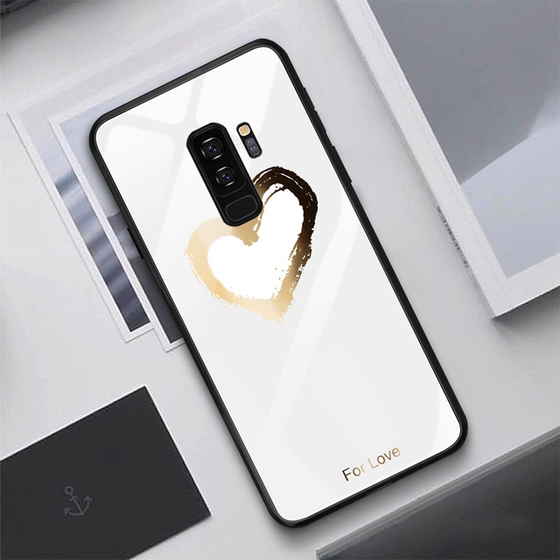 Ốp lưng mặt kính cường lực Samsung Galaxy S9 S8 Plus Note 8