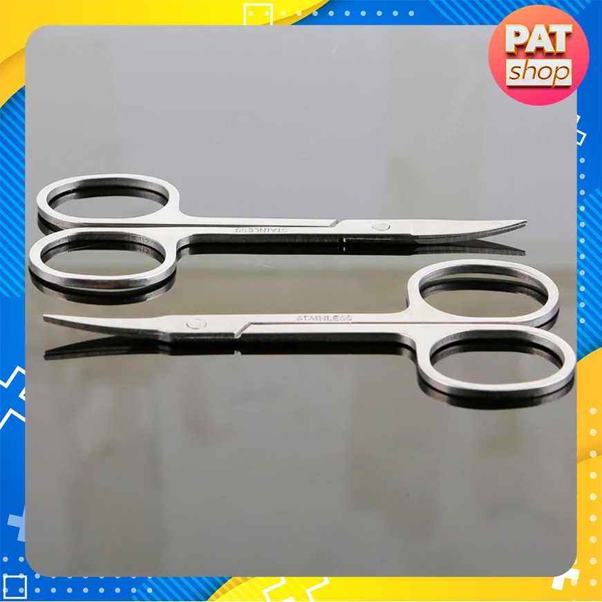 Kéo cắt tỉa lông mũi / lông mày/ lông mi bằng thép không gỉ #K2