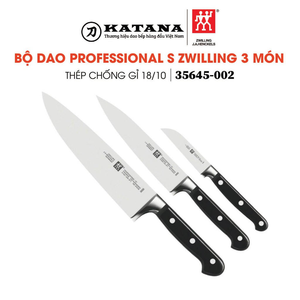 ZWILLING - Bộ dao Professional S - 3 món