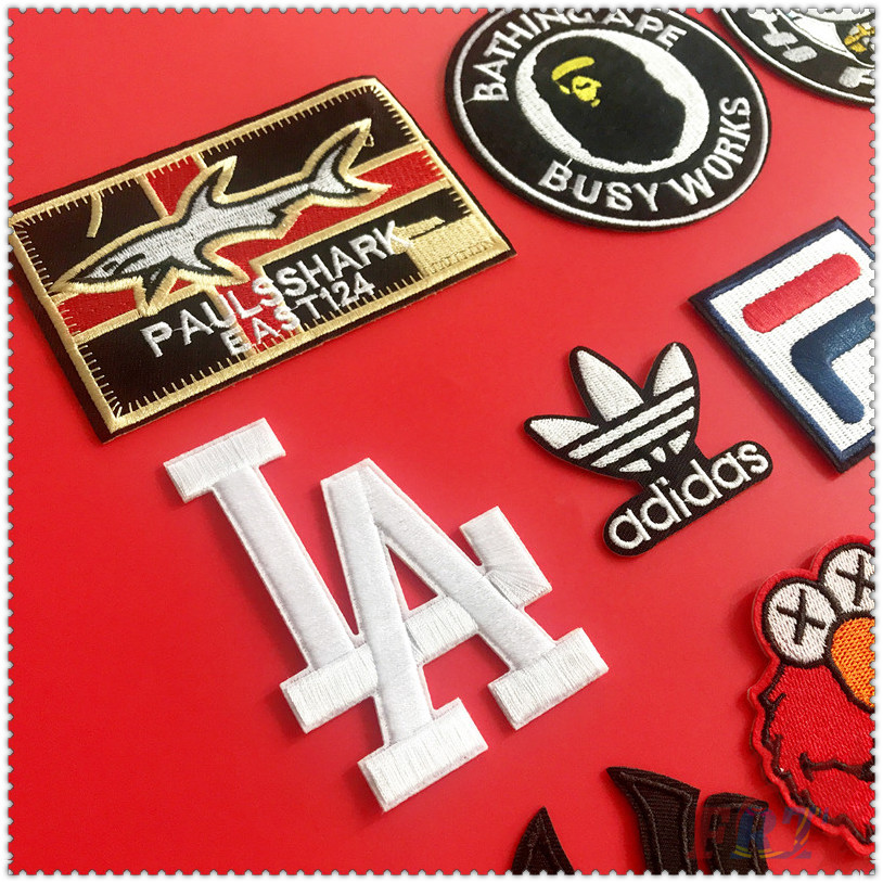 ✿ Fashion Brand Series 04 Iron-on Patch ✿ 1Pc Diy Embroidery Patch Iron on Sew on Badges Patches