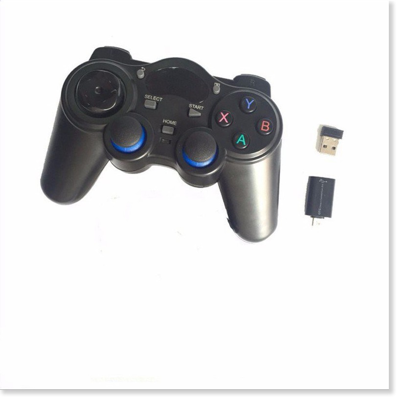 Tay game không dây Smart Gamepad Type C, USB 850M 2.4Ghz PC/PS3/Xbox360/Android TV/smartphone 2021    -TTHome