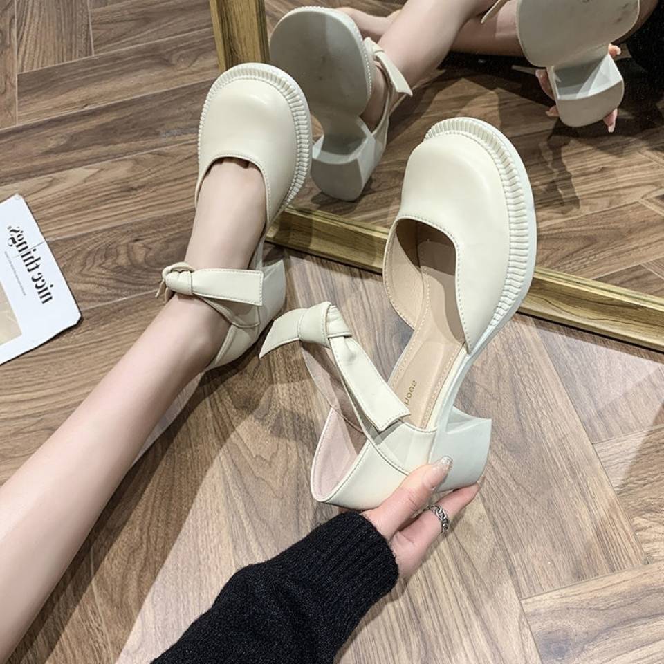 Giày cao gót Mary Jane Giày Cao Gót Thiết Kế Mới Cao Cấp Thời Trang Dành Cho Mùa Xuân Hè