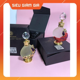 [HÀNG CAO CẤP] Tinh dầu nước hoa Dubai chai đính đá vương miệng 15ml